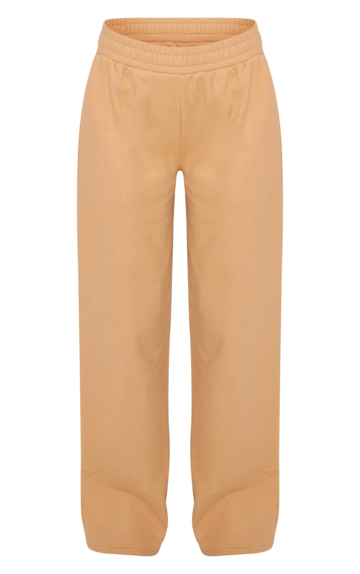 Prettylittlething Stone Fleece Contrast Mid Rise Wide Leg Sweatpants 5 Prettylittlething Stone Fleece Contrast Mid Rise Wide Leg Sweatpants - Image 5