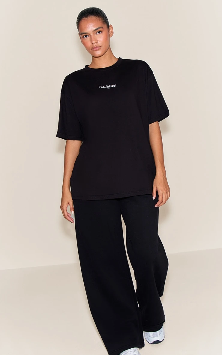 Black Prettylittlething Oversized T-Shirt 3 Black Prettylittlething Oversized T-Shirt - Image 3