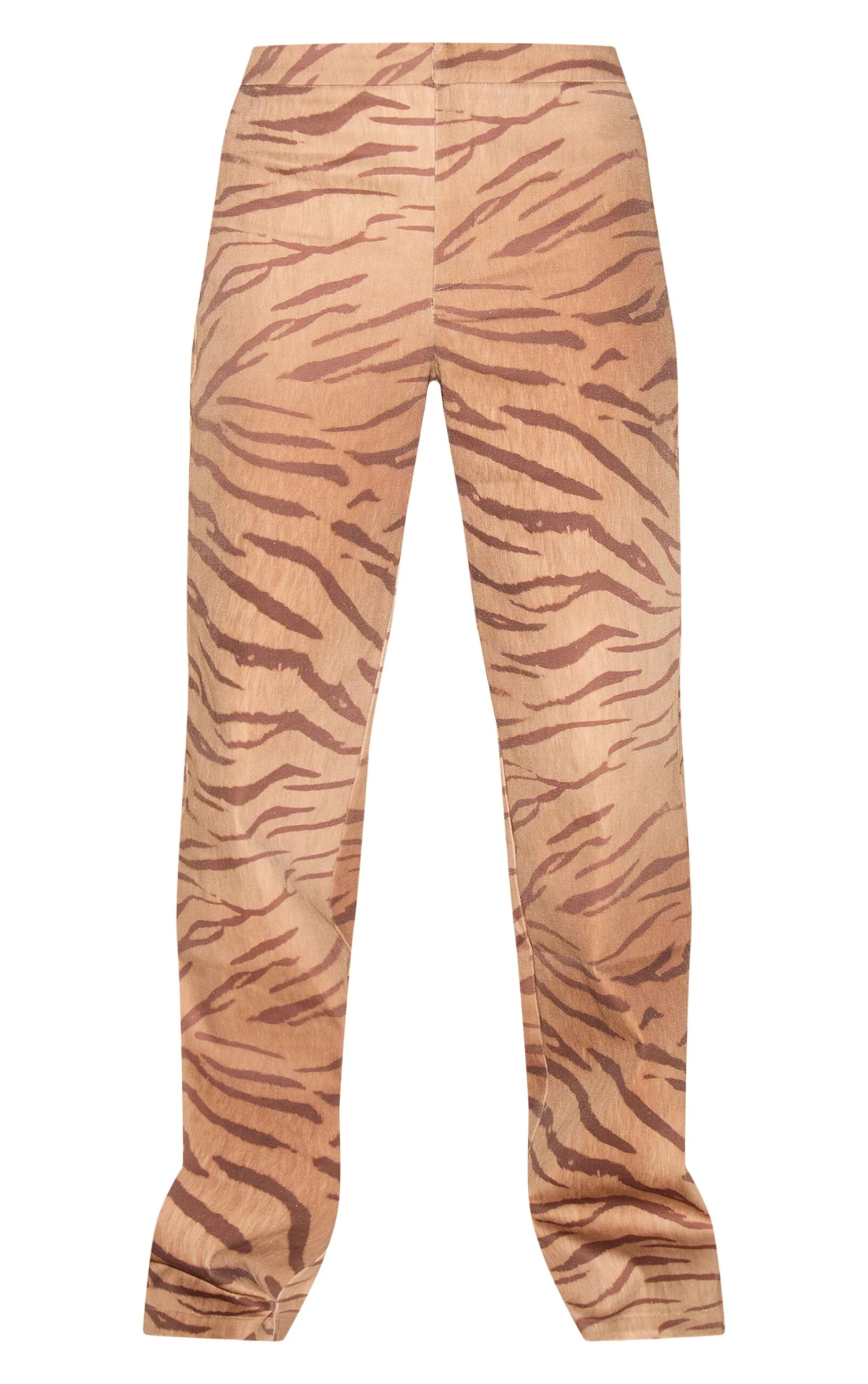 Prettylittlething Brown Tiger Printed Pants 5 Prettylittlething Brown Tiger Printed Pants - Image 5
