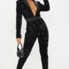 Prettylittlething Black Velvet Sequin Plunge Front Tailored Jumpsuit 11 Prettylittlething Black Velvet Sequin Plunge Front Tailored Jumpsuit -Pretty Little Thing Shop 1a7d120aba074d182fc32ca7b3a9bb34709998b2 cmn7130 1