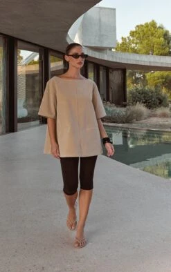 Prettylittlething Sand Faux Suede Oversized Boxy Detail Structured Top 7 Prettylittlething Sand Faux Suede Oversized Boxy Detail Structured Top -Pretty Little Thing Shop 1a9859c3fc495cadc1d1858ca8db0bb8c488b8f5 CNO3973 3 sand faux suede oversized boxy detail structured top