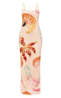 Prettylittlething Multi Shell Print Crinkle Textured Contrast Strappy Maxi Dress -Pretty Little Thing Shop 1af99f2f27f73e67739fa287eadd42b38a16e17e cnj3643 5