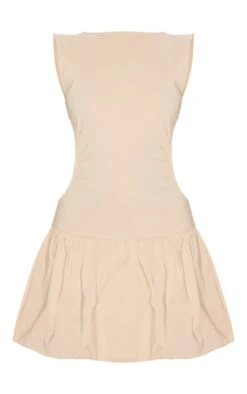Prettylittlething Stone Stretch Woven Cut Out Backless Shift Dress -Pretty Little Thing Shop 1b3b66bc415abcd9171b6fc07e5d4347eb457365 cnj8906 5