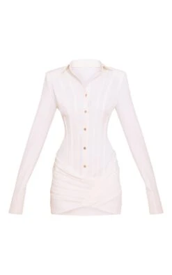 Prettylittlething White Structured Woven Wrap Shirt Dress 9 Prettylittlething White Structured Woven Wrap Shirt Dress -Pretty Little Thing Shop 1b42e9ac86762c72493140d0d98fbaa4783d0811 CNM5988 5 white structured woven wrap shirt dress