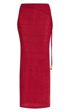 Red Textured Bead Asymmetrical Maxi Skirt 9 Red Textured Bead Asymmetrical Maxi Skirt -Pretty Little Thing Shop 1b48c3ec50c498b1d06545d20f55a9bfb59cba87 CNO0060 5 red textured bead asymmetrical maxi skirt