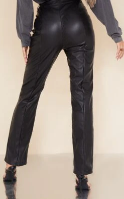 Prettylittlething Black Faux Leather V Front Straight Leg Pants 7 Prettylittlething Black Faux Leather V Front Straight Leg Pants -Pretty Little Thing Shop 1b6bdef3393f24900880648f5c6991544c8124da cmt0001 3