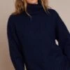 Navy Roll Neck Balloon Sleeve Oversized Sweater 10 Navy Roll Neck Balloon Sleeve Oversized Sweater -Pretty Little Thing Shop 1b9d571bcec56ca5d6336ceac0538b1f39fc6305 CNN9465 1 navy roll neck balloon sleeve oversized jumper
