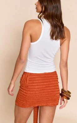 Prettylittlething Rust Extreme Ruffle Mini Skirt -Pretty Little Thing Shop 1c0eb4da90b44837b96edb5859033aa6da72e653 CNN4522 3 rust extreme ruffle mini skirt