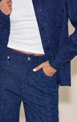 Prettylittlething Dark Blue Boucle Denim High Waist Denim Jeans -Pretty Little Thing Shop 1c283d72313d1322a8b27ce6cb55830aa24c9549 CNN6858 4 dark blue boucle denim high waist denim jeans