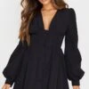 Prettylittlething Black Button Front Fitted Puff Sleeve Skater Dress 10 Prettylittlething Black Button Front Fitted Puff Sleeve Skater Dress -Pretty Little Thing Shop 1c8ca08d1313004fe7804e008c309add54c088d9 cmg2880 1