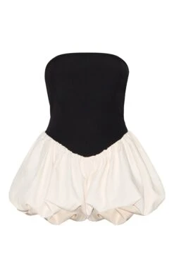 Prettylittlething Black Contrast Woven Bandeau Puffball Romper 9 Prettylittlething Black Contrast Woven Bandeau Puffball Romper -Pretty Little Thing Shop 1d1377b6d40b4f62f2665f7f01f15ab28fc2eb83 CNL9228 5 black contrast woven bandeau puffball playsuit