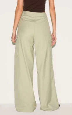 Prettylittlething Sage Woven Pocket Detail Straight Leg Pant -Pretty Little Thing Shop 1d53f09f63654a95e220c3eda402bfa61be6e3ab CNM0911 3 sage woven pocket detail straight leg trouser