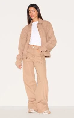 Prettylittlething Taupe Boxy Contrast Seam Carpenter Denim Jacket 7 Prettylittlething Taupe Boxy Contrast Seam Carpenter Denim Jacket -Pretty Little Thing Shop 1d5cf73a8d344df8f8928f6f8cd9e2ea3c4d458b CNL6626 3 taupe boxy contrast seam carpenter denim jacket