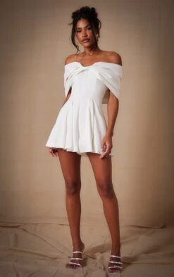 Prettylittlething Premium White Satin Extreme Bow Detail Romper 7 Prettylittlething Premium White Satin Extreme Bow Detail Romper -Pretty Little Thing Shop 1da79ebc5770feeca9d04b1484e4e3e46567dc02 cni2723 3