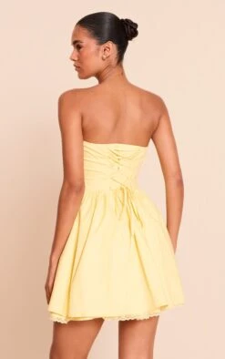 Prettylittlething Lemon Bandeau Lace Detail Shift Dress -Pretty Little Thing Shop 1def6d6d28b030a20ac1449e03d24545aaa77dd7 CNN7279 2 lemon bandeau lace detail shift dress