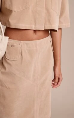 Prettylittlething Sand Faux Suede Midi Skirt 10 Prettylittlething Sand Faux Suede Midi Skirt -Pretty Little Thing Shop 1fe2b2697945e92eb8995bd205f21513806064ae CNO6380 5 sand faux suede midi skirt