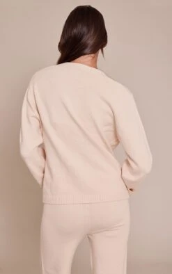 Prettylittlething Cream Turn Back Cuff Cardigan -Pretty Little Thing Shop 208f50709289f34f3c9dc0cec4c16f9508e0aacd CNN7045 2 cream turn back cuff cardigan