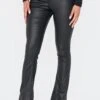 Prettylittlething Black Coated Denim Split Hem Flares -Pretty Little Thing Shop 20b4197b2c7f9caad71fd81f5533106c88535c10 cmn3662 2