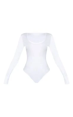 Prettylittlething White Cotton Scoop Neck Long Sleeve Bodysuit -Pretty Little Thing Shop 213d2cffcb777b4ab0e02e1eda2319d94243c061 CNN7542 5 white cotton scoop neck long sleeve bodysuit
