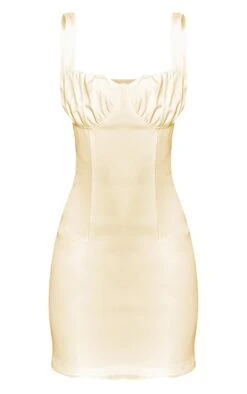 Prettylittlething Lemon Ruched Cup Detail Sleeveless Bodycon Dress -Pretty Little Thing Shop 216785ce9104ec5d3f70636a5aae19742f139f50 CNN7306 5 lemon ruched cup detail sleeveless bodycon dress