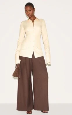 Prettylittlething Butter Yellow Woven Fitted Shirt 7 Prettylittlething Butter Yellow Woven Fitted Shirt -Pretty Little Thing Shop 216a1bbf15b1c53f9c1b89c1631387cead227880 CNM9059 3 butter yellow woven fitted shirt