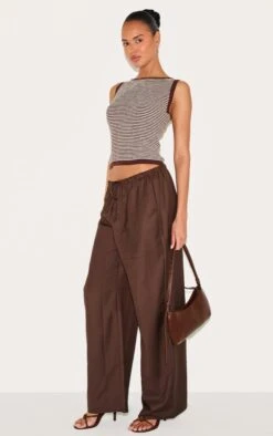 Prettylittlething Chocolate Stripe Waffle Knit Boat Neck Top 7 Prettylittlething Chocolate Stripe Waffle Knit Boat Neck Top -Pretty Little Thing Shop 21a72430e19610e85b8adfcd1d13275f6e2a73a8 CNL6082 3 chocolate stripe waffle knit boat neck top