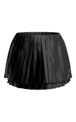 Prettylittlething Black Premium Satin Pleated Micro Mini Skirt -Pretty Little Thing Shop 21f7f425bd09d3a984c4cddde210e28b8e5b75f0 cni5445 6