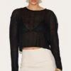 Prettylittlething Black Sheer Knit Oversized Top -Pretty Little Thing Shop 2296589424efa4846785d76662c8e984a7271159 CNL7726 1 black sheer knit oversized top