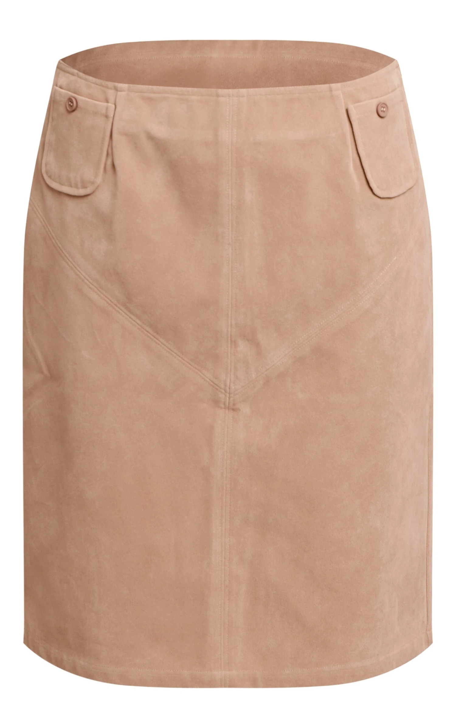 Prettylittlething Sand Faux Suede Midi Skirt 6 Prettylittlething Sand Faux Suede Midi Skirt - Image 6