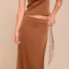 Prettylittlething Chocolate Satin Mid Rise Maxi Skirt -Pretty Little Thing Shop 236f3ad91deac4042e7aa2f82395d7b26883192a CNM6127 1 chocolate satin mid rise maxi skirt