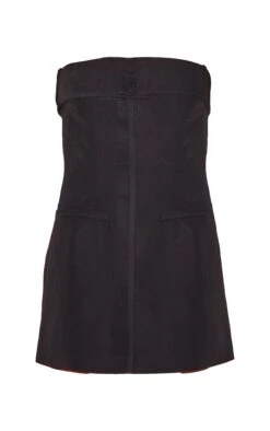 Prettylittlething Black Woven Belt Detail Shift Dress -Pretty Little Thing Shop 2404430b2fd8f6ace2752984f4db3b259d78c10c CNM0578 5 black woven belt detail shift dress