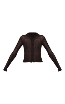 Prettylittlething Chocolate Brown Filagree Knit Button Up Cardigan 9 Prettylittlething Chocolate Brown Filagree Knit Button Up Cardigan -Pretty Little Thing Shop 24289b6f932c4eae38bb8303adf9d63a2a61af0f CNO5081 5 chocolate brown filagree knit button up cardigan