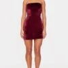 Prettylittlething Burgundy Velvet Bandeau Fold Over Mini Dress 11 Prettylittlething Burgundy Velvet Bandeau Fold Over Mini Dress -Pretty Little Thing Shop 24d9995d358583e0178ddd6d94cf91910a2e23ec cnl0865 1