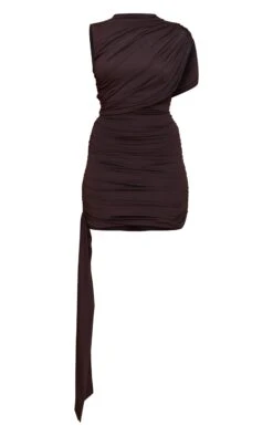 Prettylittlething Black Slinky Drape Detail Ruched Bodycon Dress -Pretty Little Thing Shop 25e3cc62651d869188fddbda031843db42075121 CNN8910 5 black slinky drape detail ruched bodycon dress