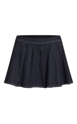 Prettylittlething Indigo Denim Pleated Mini Skirt -Pretty Little Thing Shop 25ed4ce2259384d9f3e39d37544765a6d51cfc5e CNN6874 6 indigo denim pleated mini skirt