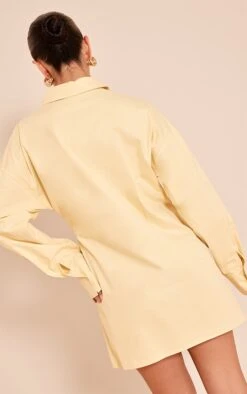 Prettylittlething Lemon Overlay Long Sleeve Shirt Dress -Pretty Little Thing Shop 26152aae18fdc518567c3f4c874af56911d86182 CNN3829 2 lemon overlay long sleeve shirt dress