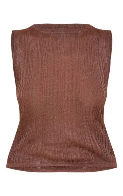 Prettylittlething Chocolate Sheer Knit Boat Neck Top -Pretty Little Thing Shop 2635a0b334d213408287bb4aceea80d633d08afa CNL8841 5 chocolate sheer knit boat neck top