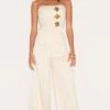 Prettylittlething Cream Woven Bandeau Trim Detail Straight Leg Jumpsuit -Pretty Little Thing Shop 267e8915ef4ef26224ae18233b48543e52352ba1 CNM7319 1 cream woven bandeau trim detail straight leg jumpsuit