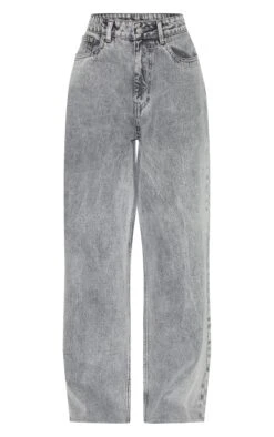 Prettylittlething Ice Grey Mid Rise Wide Leg Jeans -Pretty Little Thing Shop 26b0c3127353c5cf1a5cc2f3fb756ca963e25f4e CNM4775 5 ice grey mid rise wide leg jeans