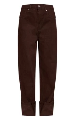 Dark Chocolate Turn Up Hem Jeans -Pretty Little Thing Shop 26b17255a5cdbf245e8d0ef4d328a9d4e7f3b7ad CNO2668 5 dark chocolate turn up hem jeans