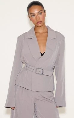 Prettylittlething Grey Tailored Woven Cropped Trench 8 Prettylittlething Grey Tailored Woven Cropped Trench -Pretty Little Thing Shop 278d860dcb7693aa69c694ac92106dd620d2dcad CNN4412 4 grey tailored woven cropped trench