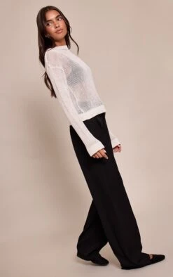 Prettylittlething Cream Filagree Knit Slouchy Sweater 7 Prettylittlething Cream Filagree Knit Slouchy Sweater -Pretty Little Thing Shop 27c236457946adc6748f825dc044e213a3849e1c CNO5082 3 cream filagree knit slouchy jumper