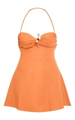 Prettylittlething Burnt Orange Trim Detail Shift Dress -Pretty Little Thing Shop 2839a9e869c9f07d44815b03c24628cb8470c36f CNI5913 5 burnt orange trim detail shift dress