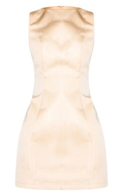 Prettylittlething Almond Satin Boat Neck Mini Dress 9 Prettylittlething Almond Satin Boat Neck Mini Dress -Pretty Little Thing Shop 283e3635a2611552db74b63472c67a2f8b265dbd CNM0579 5 almond satin boat neck mini dress