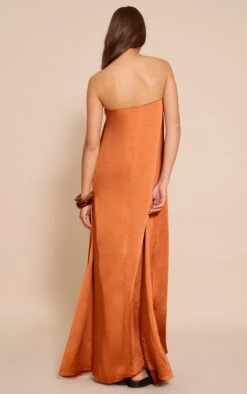 Prettylittlething Rust Textured Satin Bandeau Column Dress -Pretty Little Thing Shop 284d1cb2a91b1991cdf9807ee7a417b0a62c0e80 CNN3505 2 rust textured satin bandeau column dress