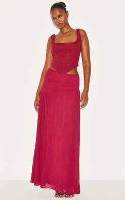 Prettylittlething Wine Asymmetric Drop Waist Maxi Skirt -Pretty Little Thing Shop 2933708611789e6b7eca75fbff5c9baf2e774003 CNL9138 1 wine asymmetric drop waist maxi skirt