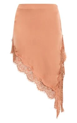Peach Satin Lace Trim Asymmetric Midi Skirt 11 Peach Satin Lace Trim Asymmetric Midi Skirt -Pretty Little Thing Shop 297c8099ff4006640478f63ad63c3660d72ff85d CNN9327 6 peach satin lace trim asymmetric midi skirt
