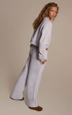 Prettylittlething Ash Grey Sports Club Print Wide Leg Sweatpants -Pretty Little Thing Shop 29ec2e0325725f4bbc790bb4a0b097e09d4760d9 CNO4666 3 ash grey sports club print wide leg joggers