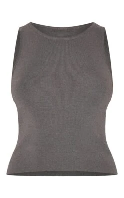 Prettylittlething Charcoal Fine KnitRacer Neck Top 9 Prettylittlething Charcoal Fine KnitRacer Neck Top -Pretty Little Thing Shop 29fd9a2d346e9538fe833d8f0fe4b1fa7177363a CNL6075 5 charcoal fine knit racer neck top