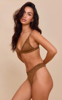 Prettylittlething Taupe Jersey Lace Trim Triangle Lingerie Set 8 Prettylittlething Taupe Jersey Lace Trim Triangle Lingerie Set -Pretty Little Thing Shop 2b301444335f03b5e8b9f97fa7b52cf9e53cbaa6 CNM9677 3 chocolate jersey lace trim triangle lingerie set